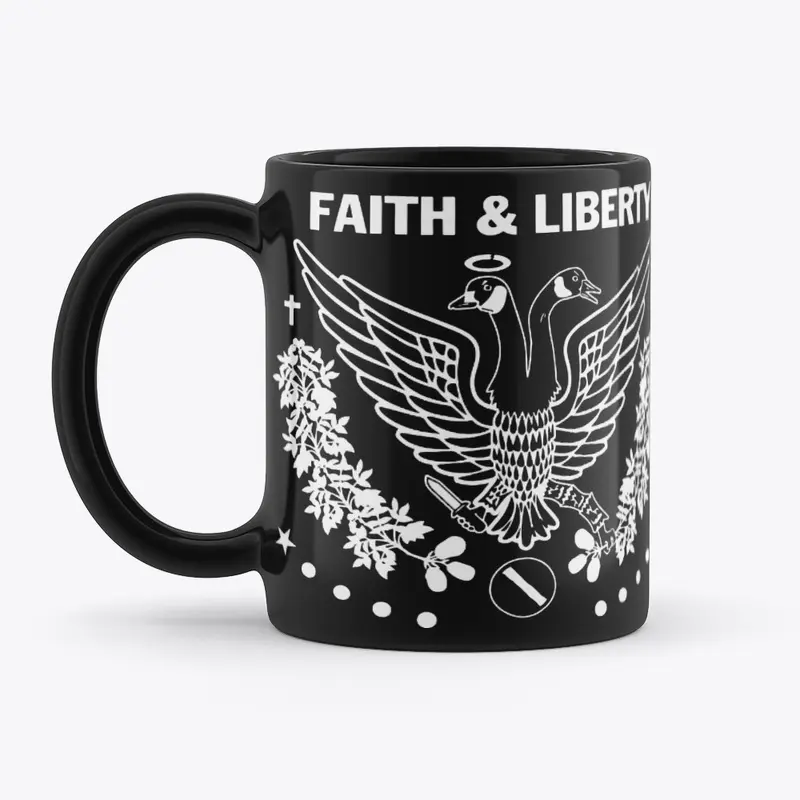 Faith and Liberty Black Logo