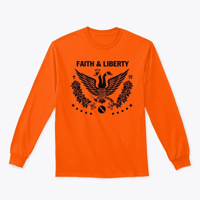 Faith and Liberty Black Logo