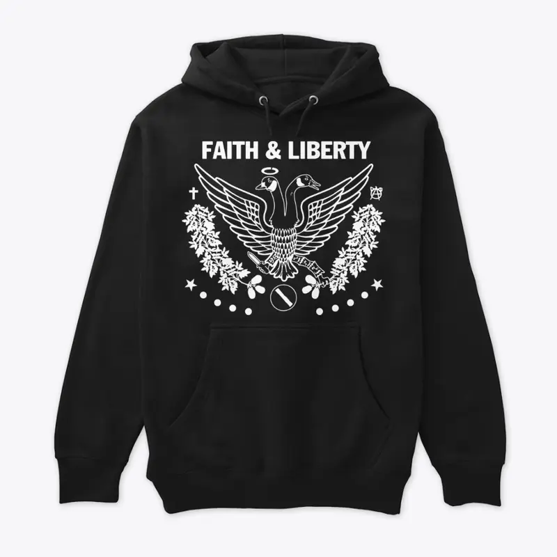 Faith and Liberty White Logo