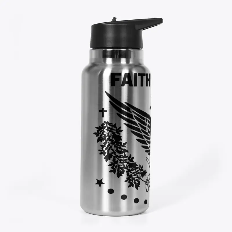 Faith and Liberty Black Logo